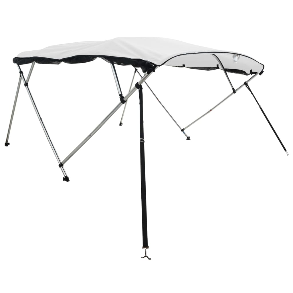Négyágú bimini tető hálós oldalfalakkal 243x(200-213)x137 cm 3