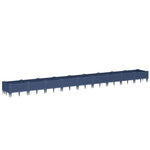 Kékszürke PP kerti virágláda cövekekkel 362,5 x 42,5 x 28,5 cm 5