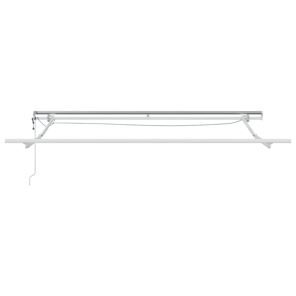 Barna automata kihúzható LED-es napellenző 300 x 250 cm 6