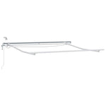 Barna automata kihúzható LED-es napellenző 300 x 250 cm 9