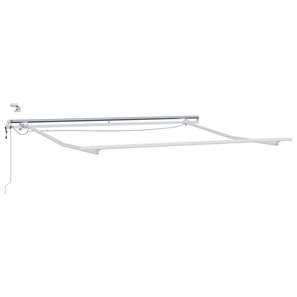 Barna automata kihúzható LED-es napellenző 300 x 250 cm 9
