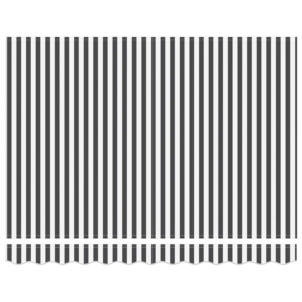 Antracitszürke-fehér kézzel kihúzható napellenző 300 x 250 cm 7