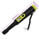 Fekete és sárga pinpointer fémdetektor LCD kijelzővel 7