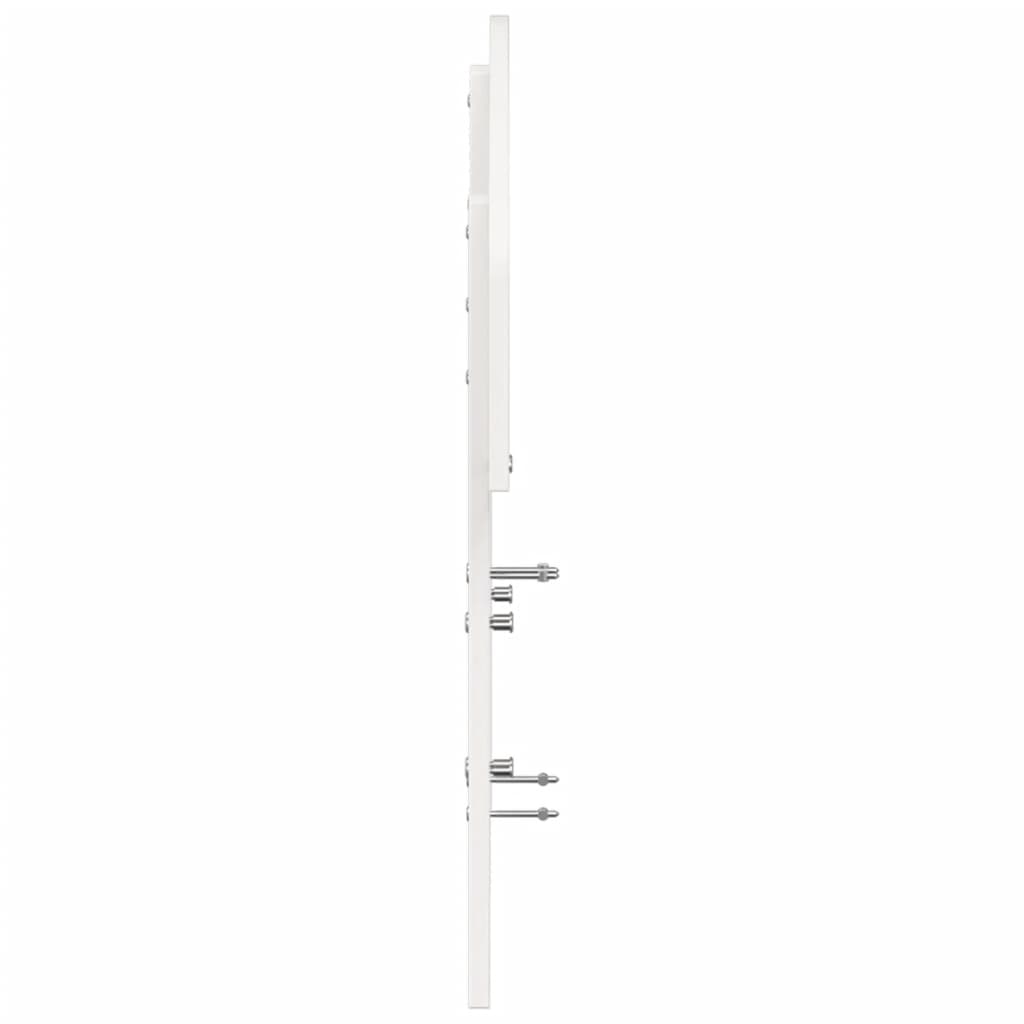 Fehér tömör fenyőfa fejtámla 120 cm 5