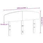 Fehér tömör fenyőfa fejtámla 120 cm 9