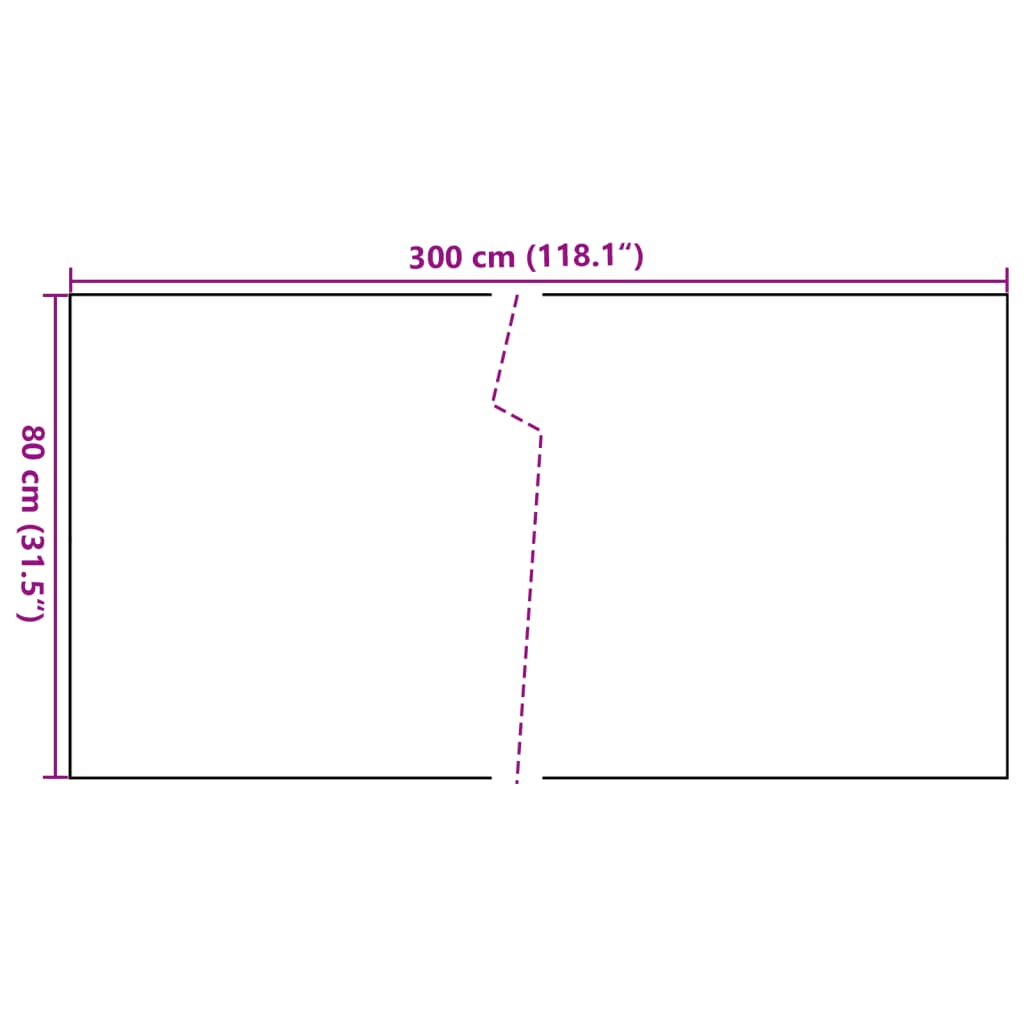 Antracitszürke polyrattan erkélyparaván 300 x 80 cm 8