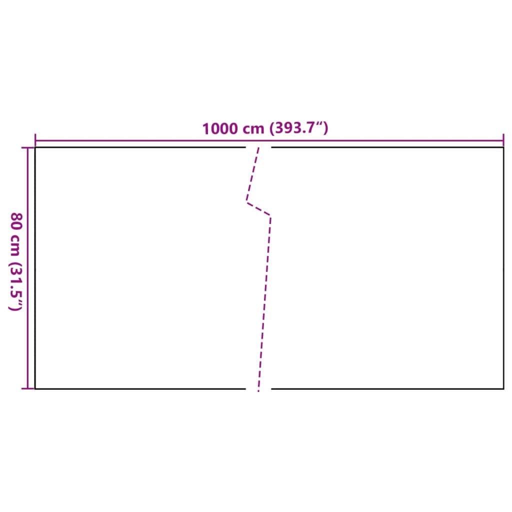 Antracitszürke polyrattan erkélyparaván 1000x80 cm 8