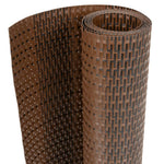 Barna és fekete polyrattan erkélyparaván 500x100 cm 2