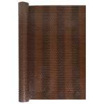 Barna és fekete polyrattan erkélyparaván 500x100 cm 3