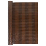 Barna és fekete polyrattan erkélyparaván 1000x100 cm 3