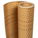 Világosbarna polyrattan erkélyparaván 300x90 cm 2