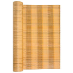 Világosbarna polyrattan erkélyparaván 300x90 cm 3