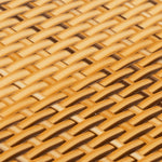 Világosbarna polyrattan erkélyparaván 300x90 cm 6