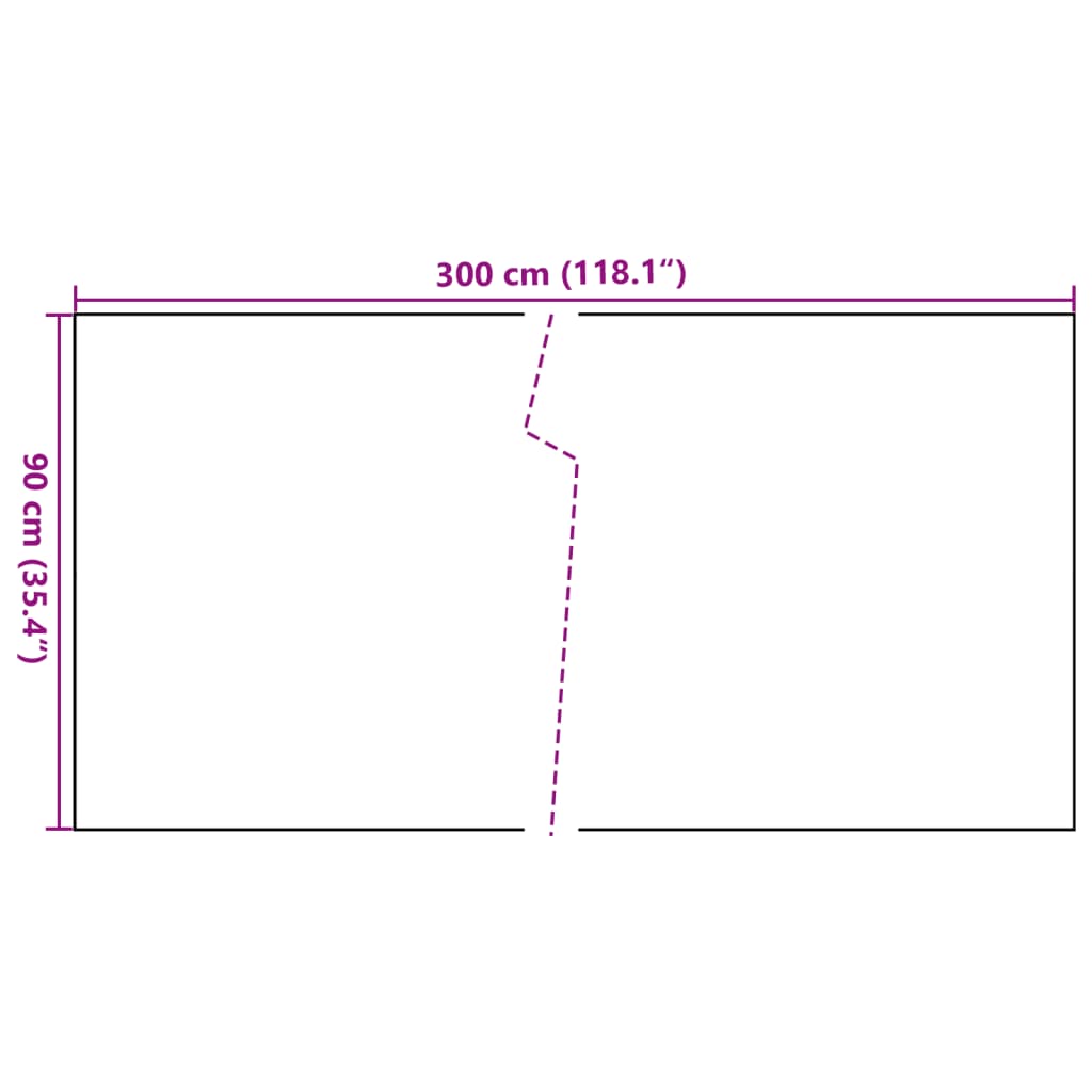 Világosbarna polyrattan erkélyparaván 300x90 cm 8