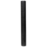Fekete polyrattan erkélyparaván 400x80 cm 4