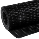 Fekete polyrattan erkélyparaván 400x80 cm 7