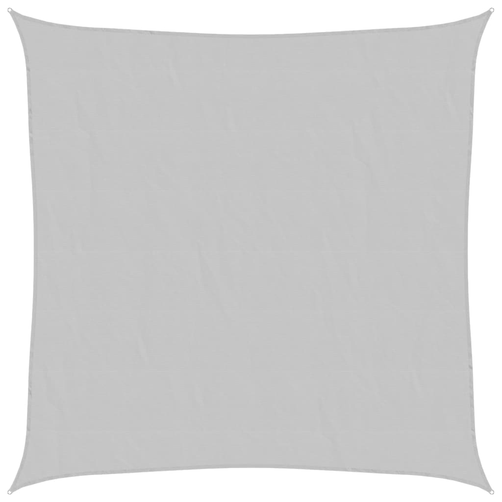 Világosszürke 100% poliészter oxford szövet napvitorla 2,5x2,5m 2