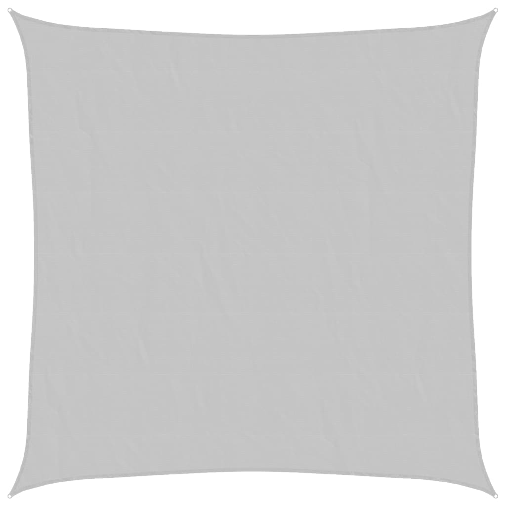 Világosszürke 100% poliészter oxford szövet napvitorla 3,6x3,6m 2