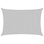 Világosszürke 100% poliészter oxford szövet napvitorla 5x4 m 2