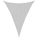 Világosszürke 100% poliészter oxford szövet napvitorla 3x4x4 m 2