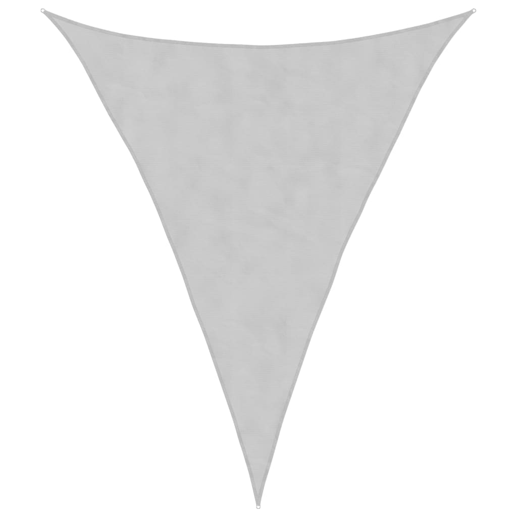 Világosszürke 100% poliészter oxford szövet napvitorla 3x4x4 m 2