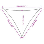 100% poliészter oxford szövet napvitorla 2,5x2,5x3,5 m 10