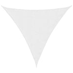 Fehér 100% poliészter oxford szövet napvitorla 2 x 2 x 2 m 2