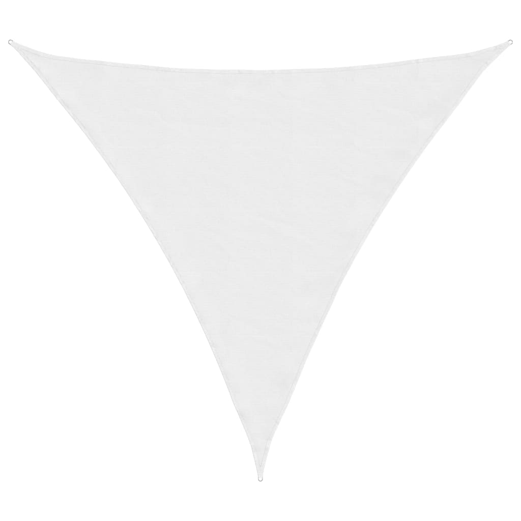 Fehér 100% poliészter oxford szövet napvitorla 2 x 2 x 2 m 2
