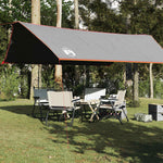 Szürke-narancssárga vízálló kempingponyva 500 x 294 cm