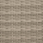 2 db világosszürke polyrattan napozóágy asztallal 11
