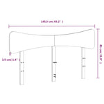 Fehér tömör fenyőfa fejtámla 160 cm 9