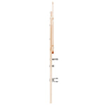 Tömör fenyőfa fejtámla 120 cm 5