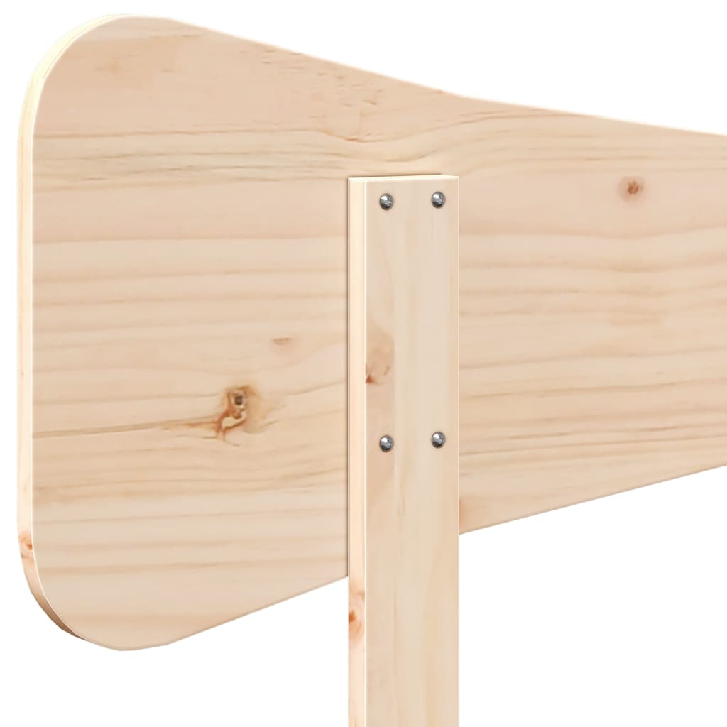 Tömör fenyőfa fejtámla 120 cm 7