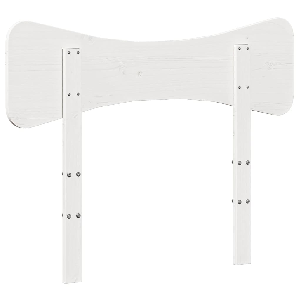 Fehér tömör fenyőfa fejtámla 75 cm 6