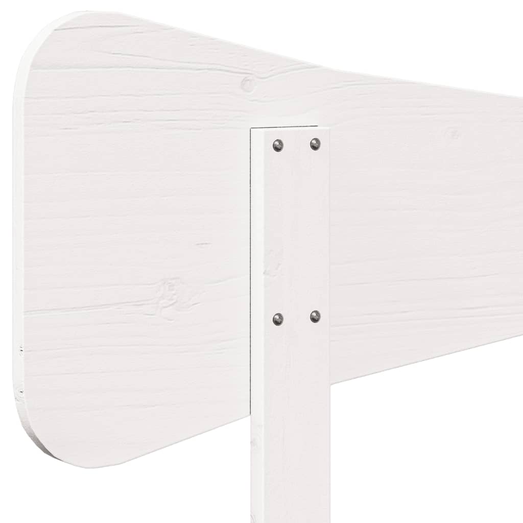 Fehér tömör fenyőfa fejtámla 75 cm 7