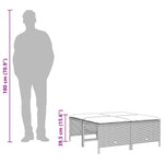 4 db barna polyrattan kerti szék párnákkal 8