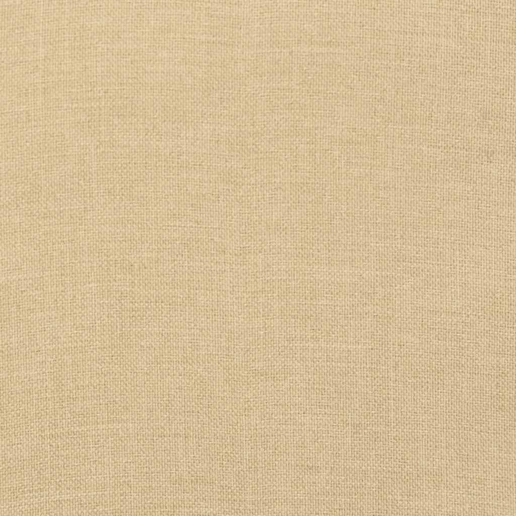 2 db melange bézs szövet magas háttámlájú székpárna 120x50x7 cm 9
