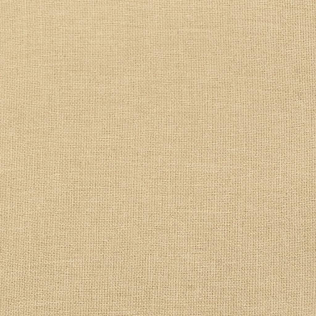6 db melange bézs szövet magas háttámlájú székpárna 120x50x7 cm 10