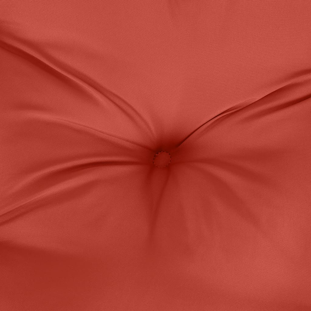 2 db melange piros szövet háttámlás székpárna 100x50x7 cm 8