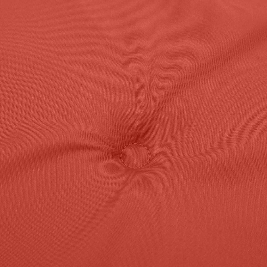 6 db melange piros szövet magas háttámlájú székpárna 120x50x4cm 8