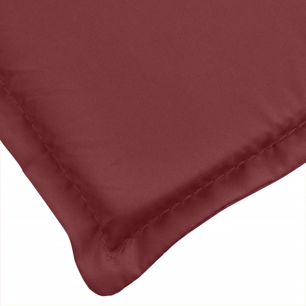 2 db melange bordó szövet magas háttámlájú székpárna 120x50x4cm 9