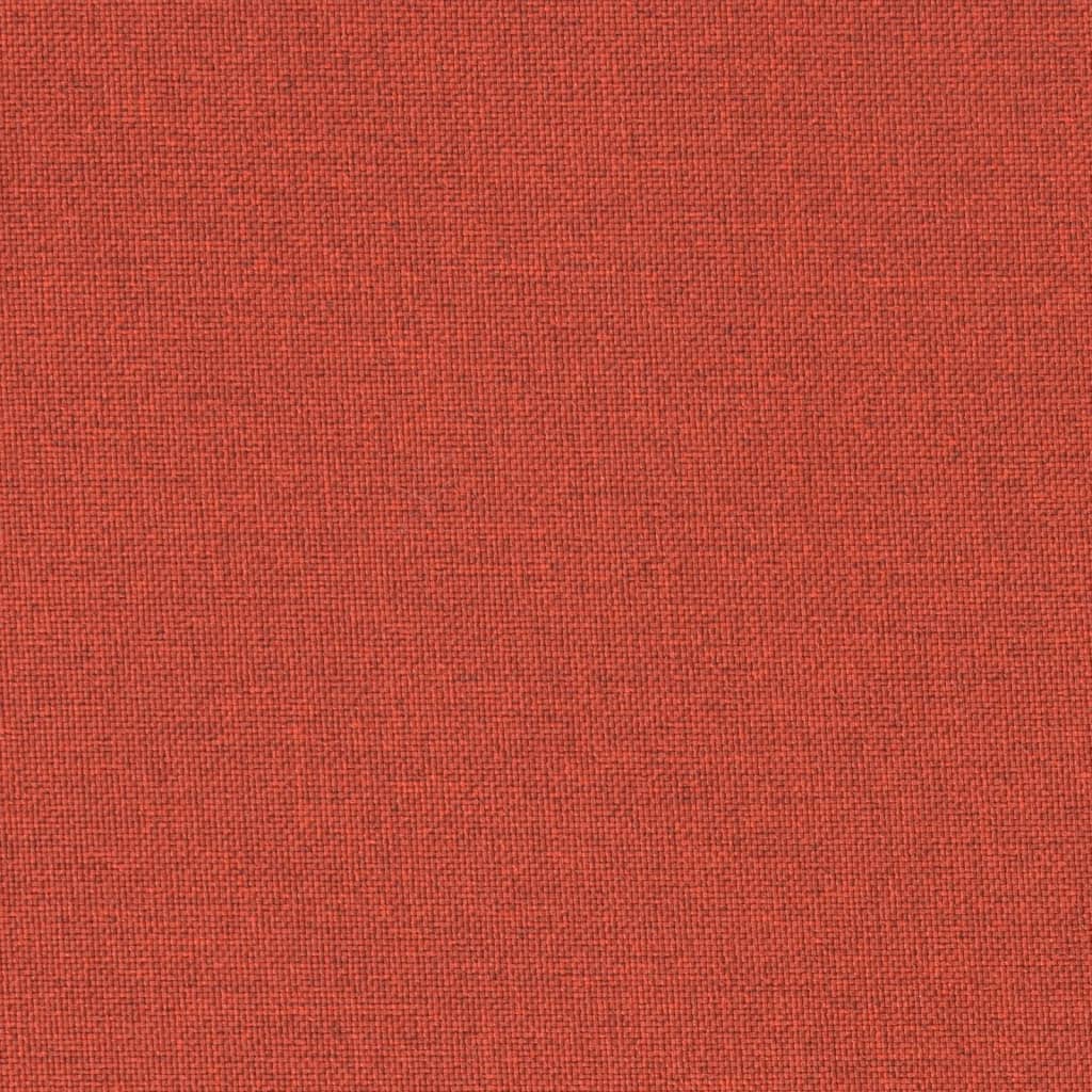 4 db melange piros szövet háttámlás székpárna 100x50x4 cm 8