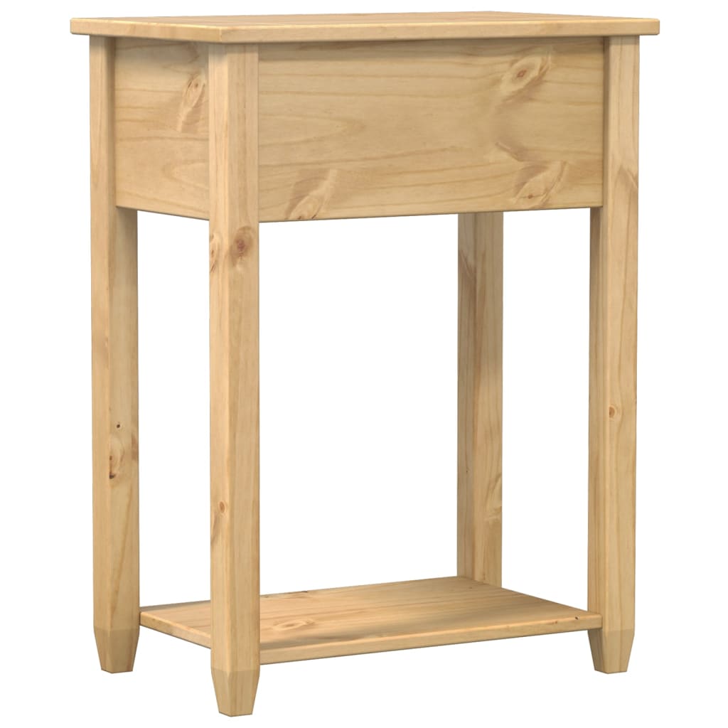 Corona tömör fenyőfa konzolasztal 55 x 35 x 73 cm 6