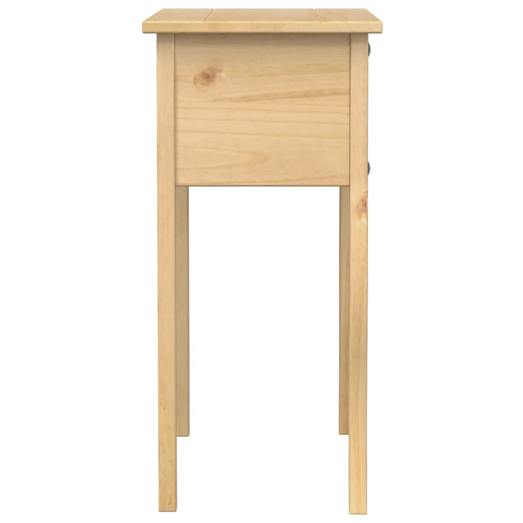 Corona tömör fenyőfa konzolasztal 73 x 35 x 73 cm 5