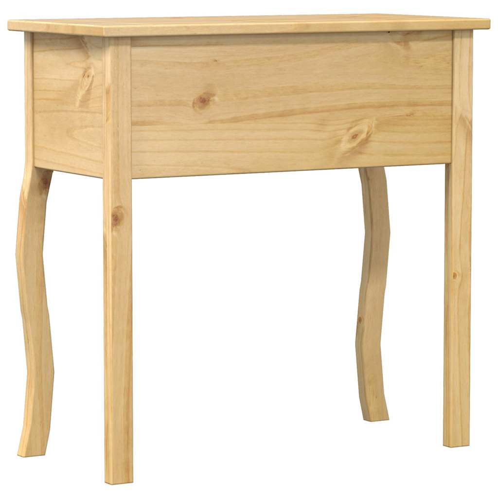 Corona tömör fenyőfa konzolasztal 73 x 35 x 73 cm 6