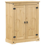 Corona tömör fenyőfa cipőszekrény 86 x 38,5 x 108 cm 2