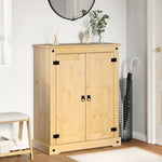Corona tömör fenyőfa cipőszekrény 86 x 38,5 x 108 cm 3