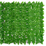 Zöld leveles belátás elleni erkélyparaván 300 x 150 cm 3