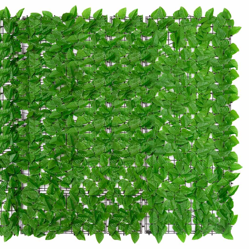 Zöld leveles belátás elleni erkélyparaván 300 x 150 cm 3