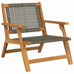 Kerti bútor 2 pcs Szürke 67 x 78 x 73 cm Tömör Akácfa 4